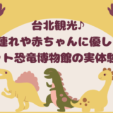 台北観光♪子供連れや赤ちゃんに優しい穴場スポット恐竜博物館の実体験レポ★