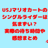 USJマリオカートのシングルライダーは気まずい？実際の待ち時間や感想まとめ