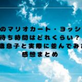 USJのマリオカート・ヨッシーの待ち時間はどれくらい？2歳息子と実際に並んでみた感想まとめ