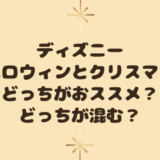 ディズニーハロウィンとクリスマスどっちがおススメ？どっちが混む？